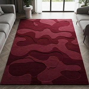 maroon carpet for hall