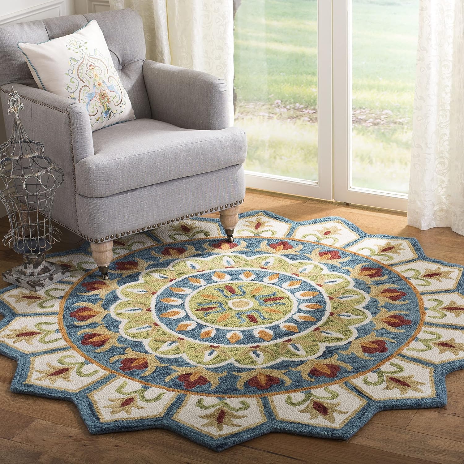 round handmade tufted carpet for bedroom (copy)