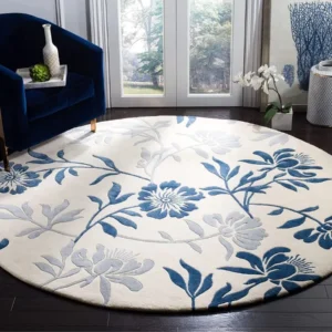 round handmade tufted carpet (copy)
