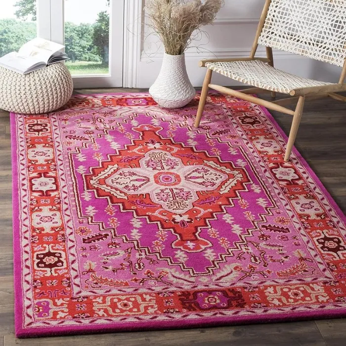tufted pink ,. tufted pink ,.