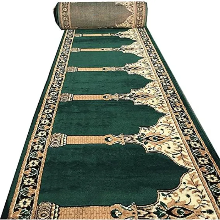 janamaz prayer carpet rolls for masjid (mosque) & gallery runner carpet with 0.5 inch thickness 4 x 100 feet (copy)