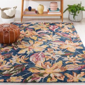 handmade woollen rug loop pile floral hand tufted carpet for living room bedroom drawing room hall and floor (copy)