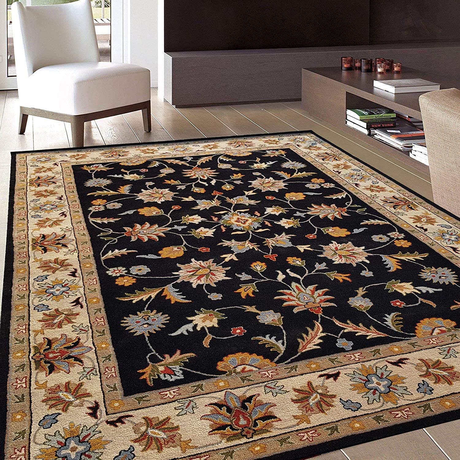 handmade woollen rug loop pile floral hand tufted carpet for living room bedroom drawing room hall and floor handmade woollen rug loop pile floral hand tufted carpet for living room bedroom drawing room hall and floor