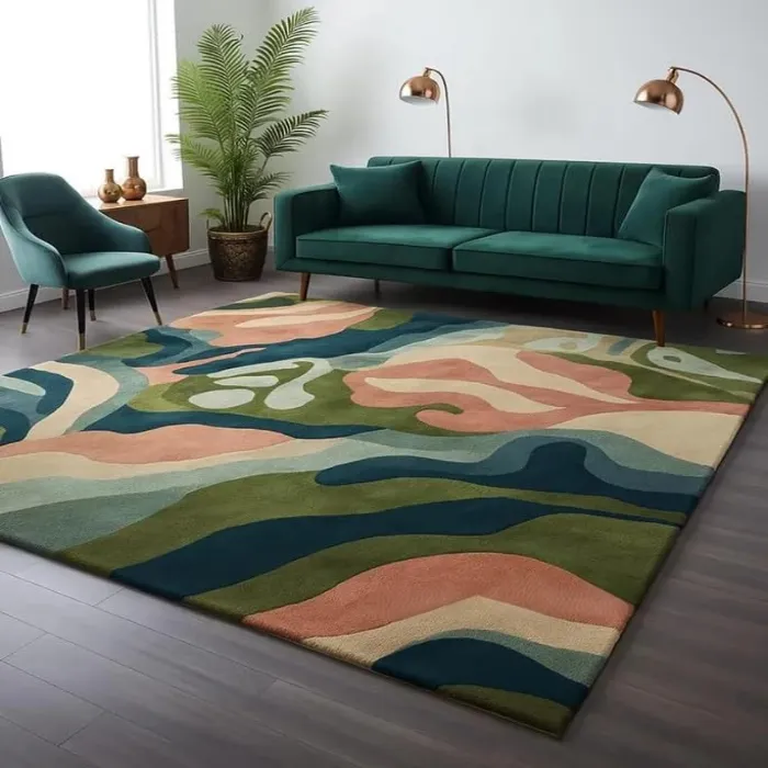 modern area rug – hand tufted design rug, modern decorative carpet for living room, bedroom & home decor modern area rug – hand tufted design rug, modern decorative carpet for living room, bedroom & home decor