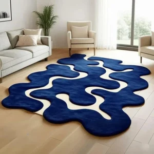 modern area rug – hand tufted design rug, modern decorative carpet for living room, bedroom & home decor (copy)