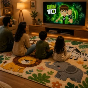 jaunty carpets : marine life handtufted kids carpet (copy)