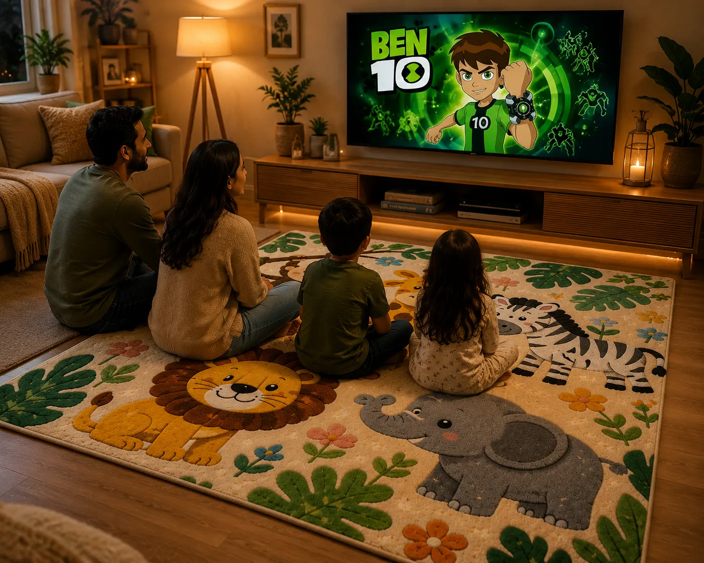 jaunty carpets : marine life handtufted kids carpet (copy)