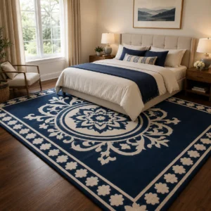 jaunty carpets : textured petal handmade tufted carpet