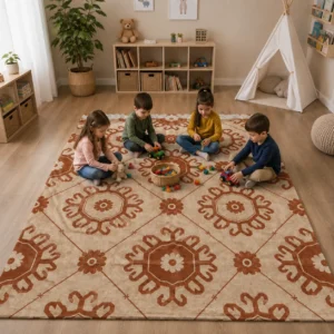 jaunty carpets: botanical bliss hand knotted carpet (copy)