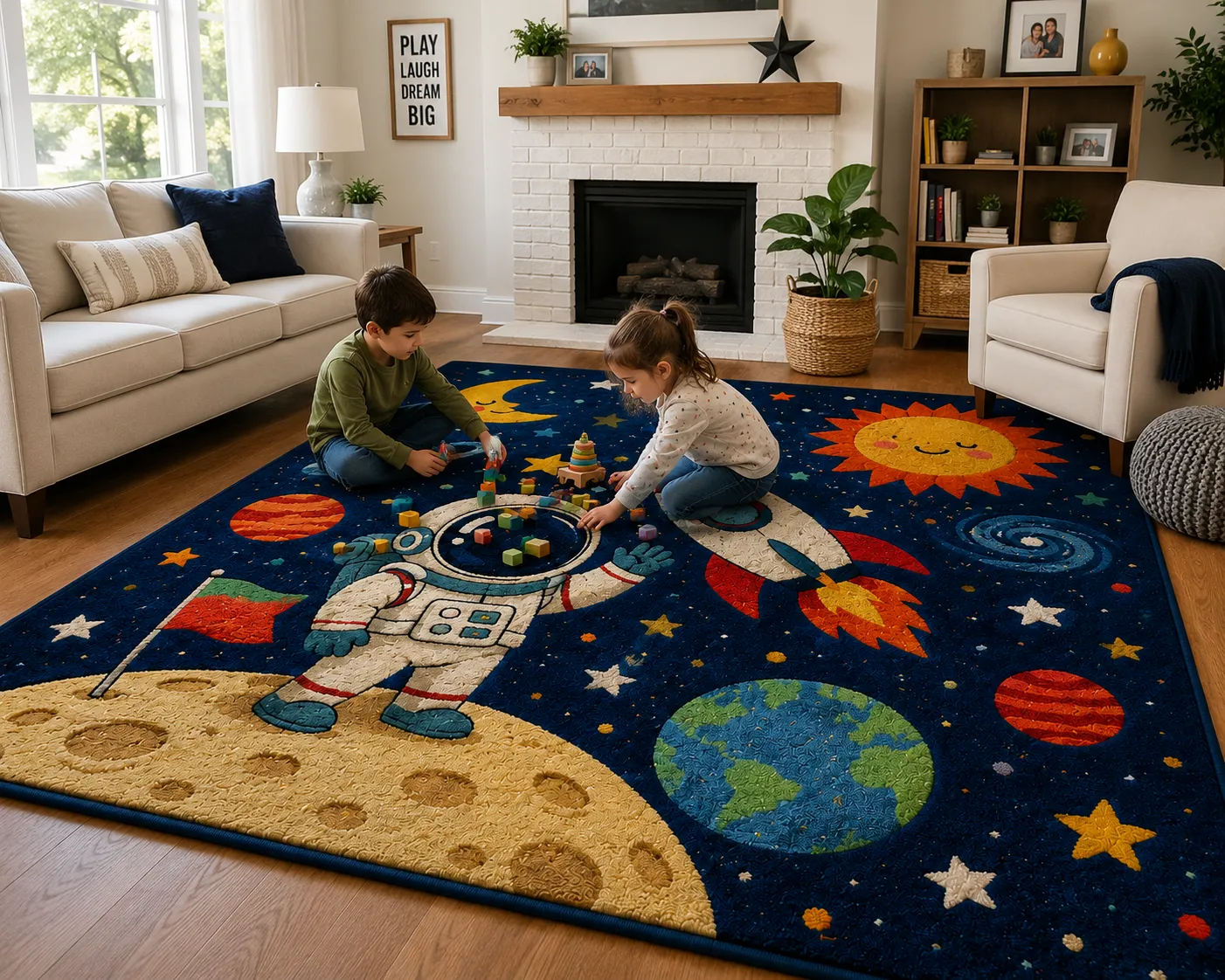 jaunty carpets : galaxy explorer handtufted kids carpet (copy)