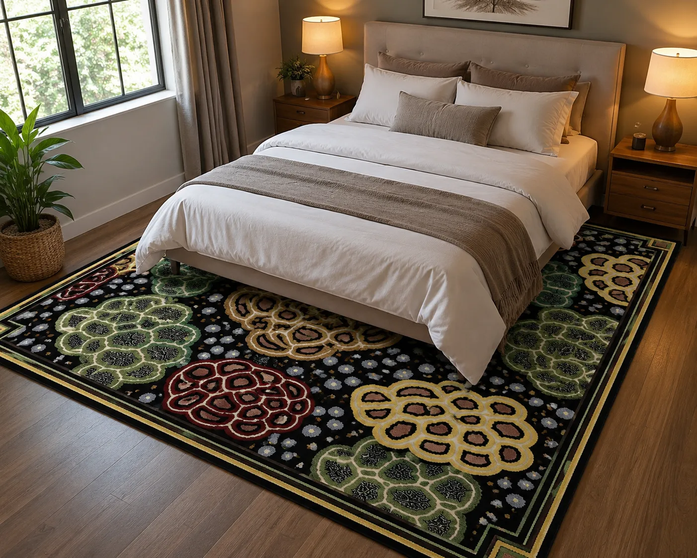 jaunty carpets : spring handmade tufted carpet (copy)