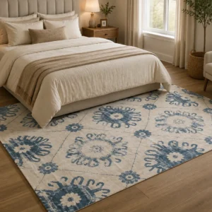 jaunty carpets: diamond lattice hand knotted carpet (copy)