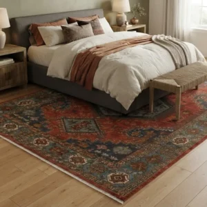 jaunty carpets: ocean blossom hand knotted carpet (copy)