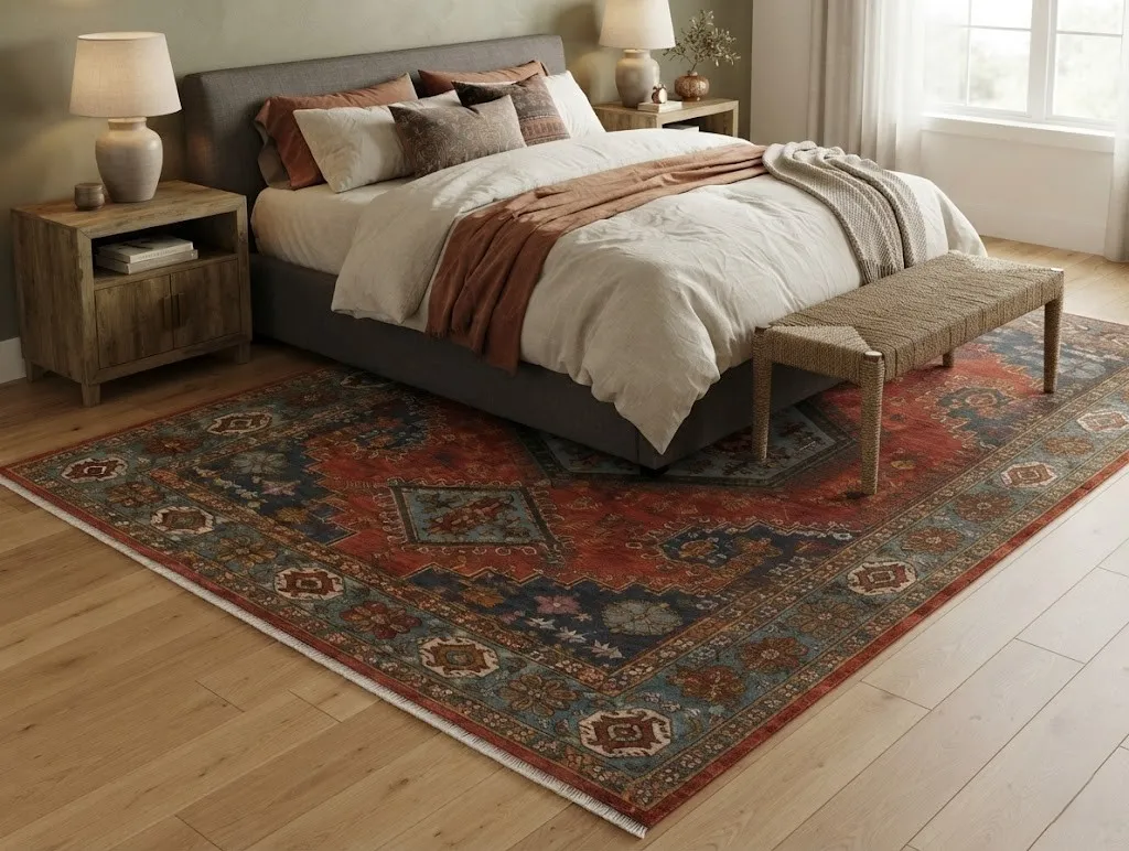jaunty carpets: ocean blossom hand knotted carpet (copy)