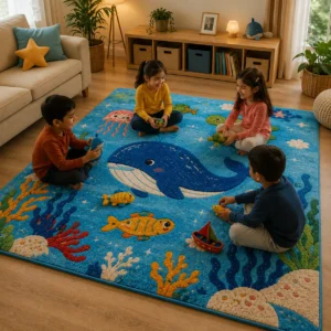 jaunty carpets : dreamy night handtufted tufted kids carpet
