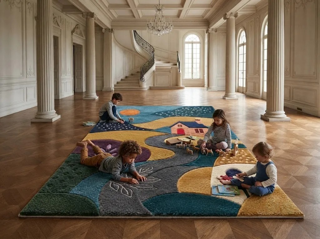 jaunty carpets : explorer handtufted kids carpet