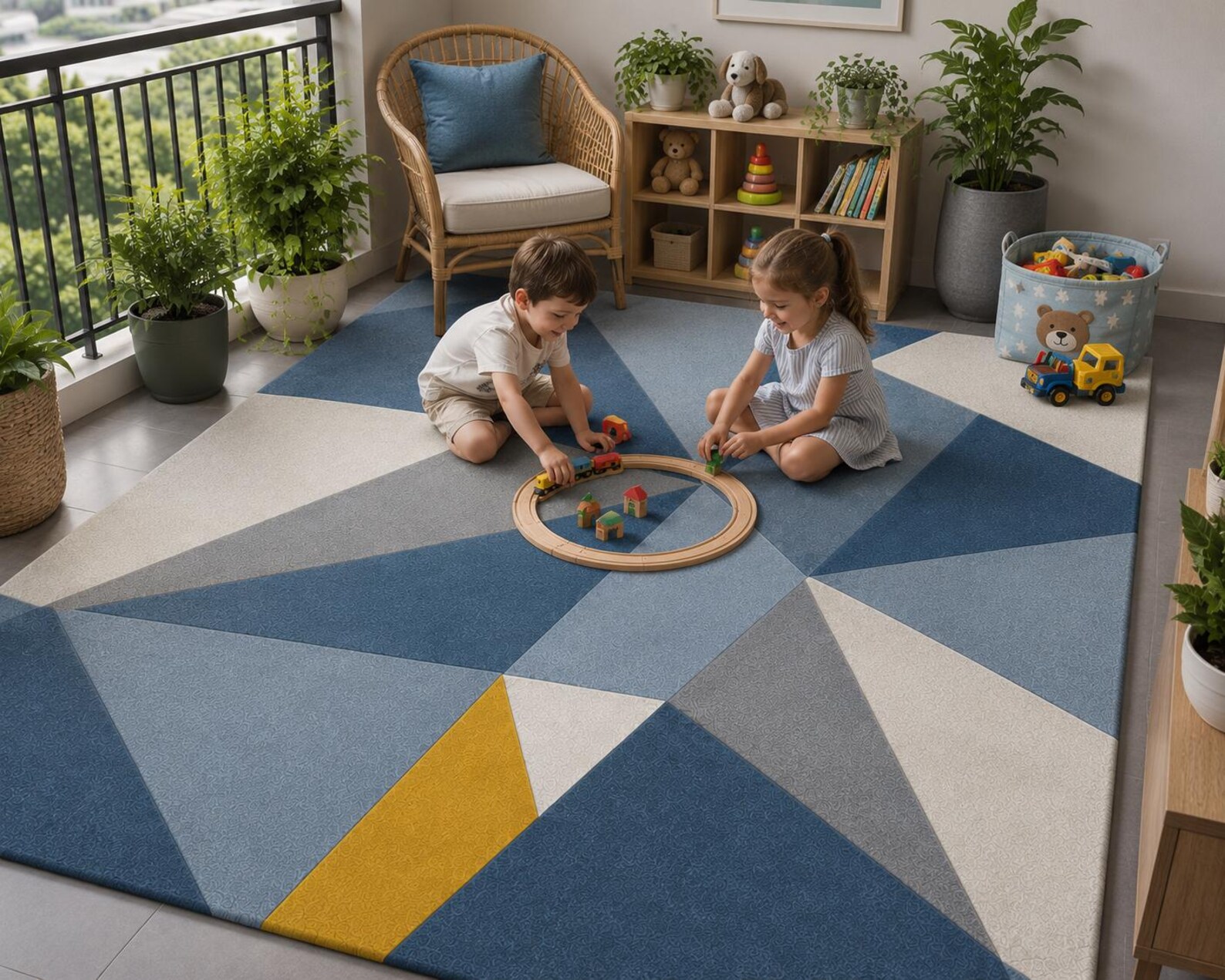 jaunty carpets : celestial vortex handtufted tufted carpet (copy)