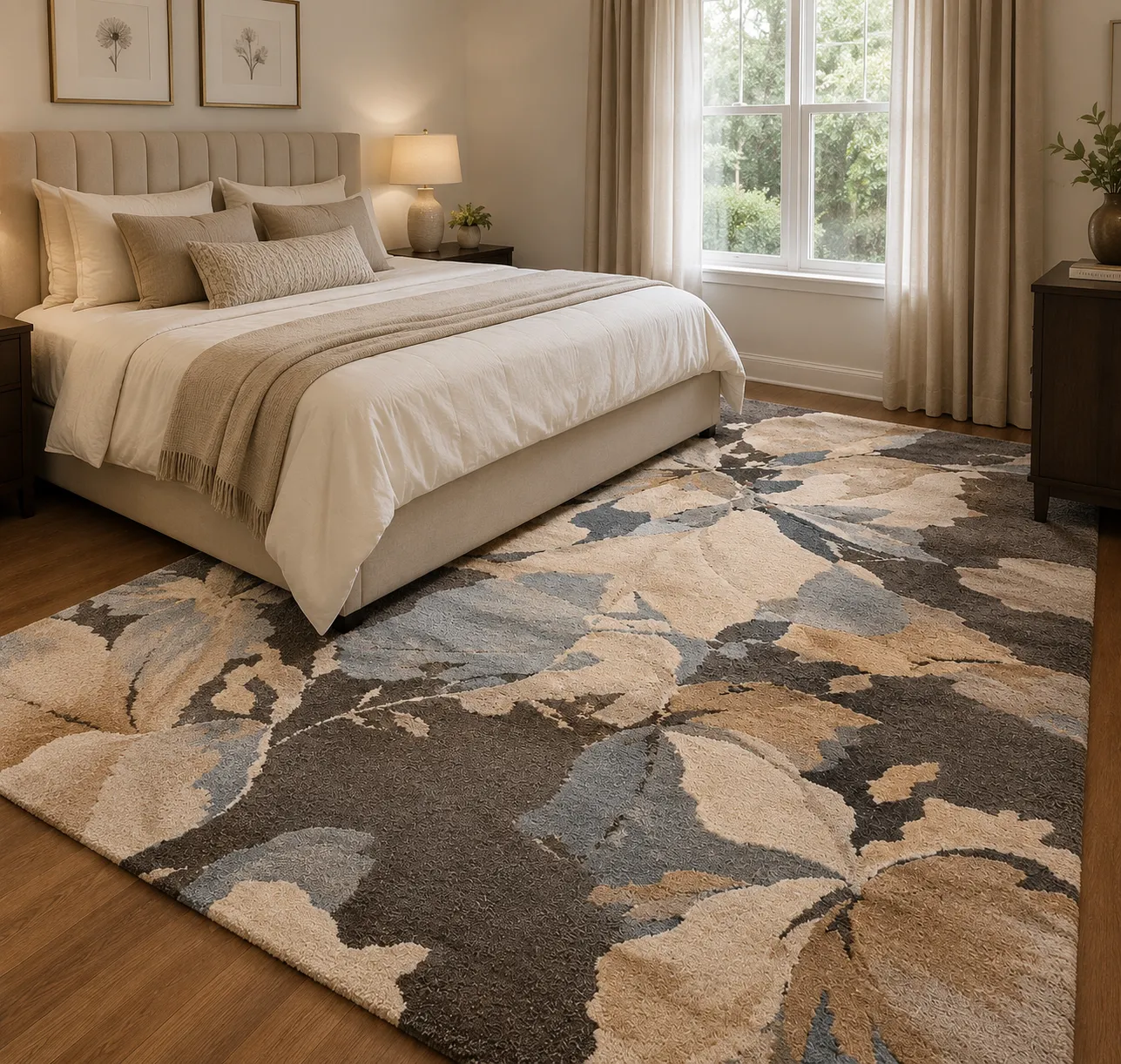 jaunty carpets : azure handmade tufted carpet (copy)
