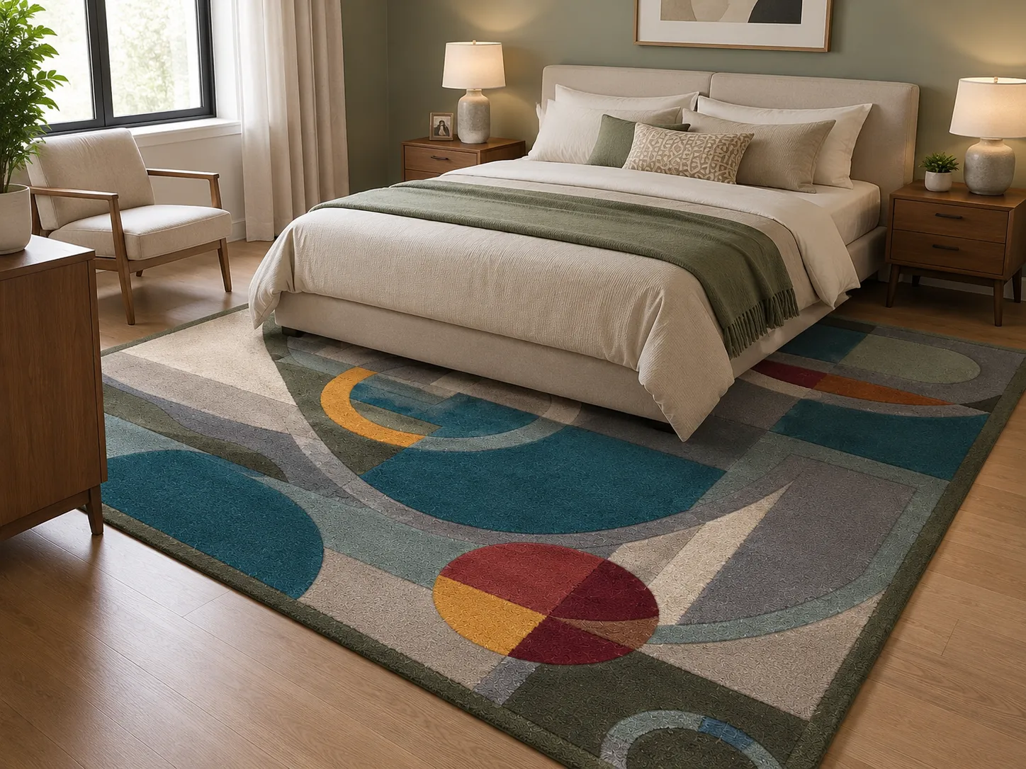 jaunty carpets : ochre handmade tufted carpet (copy)